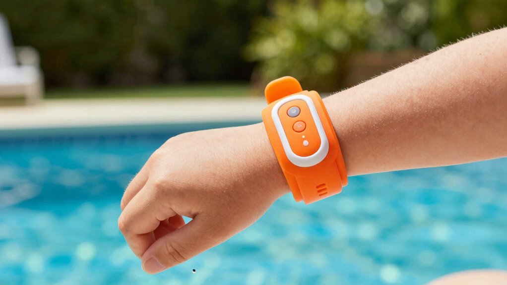wearable water safety alarms