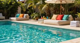 weekly poolside relaxation ritual