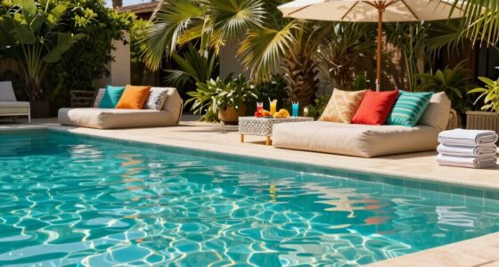 weekly poolside relaxation ritual