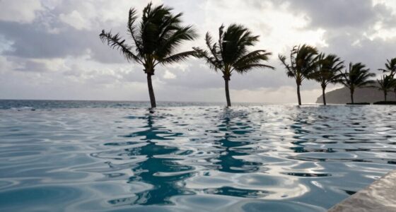 wind impacts infinity pool
