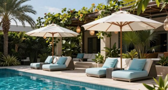 wind resistant pool lounge design