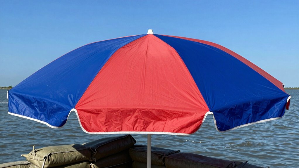 wind resistant umbrella design features