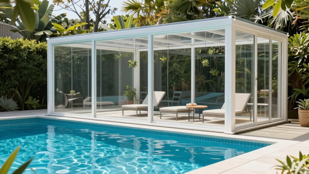 year round private outdoor pool