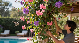 This Non-Invasive Flowering Vine Helps Keep Your Home Cool – And Hummingbirds Love It