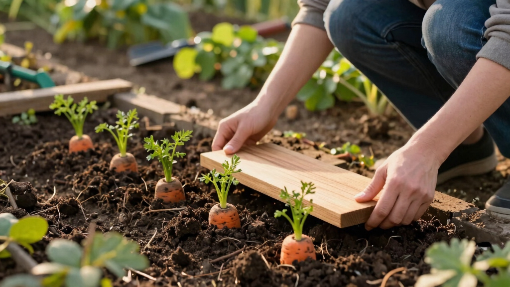 When to plant fall carrots—and how a wooden board can improve your harvest