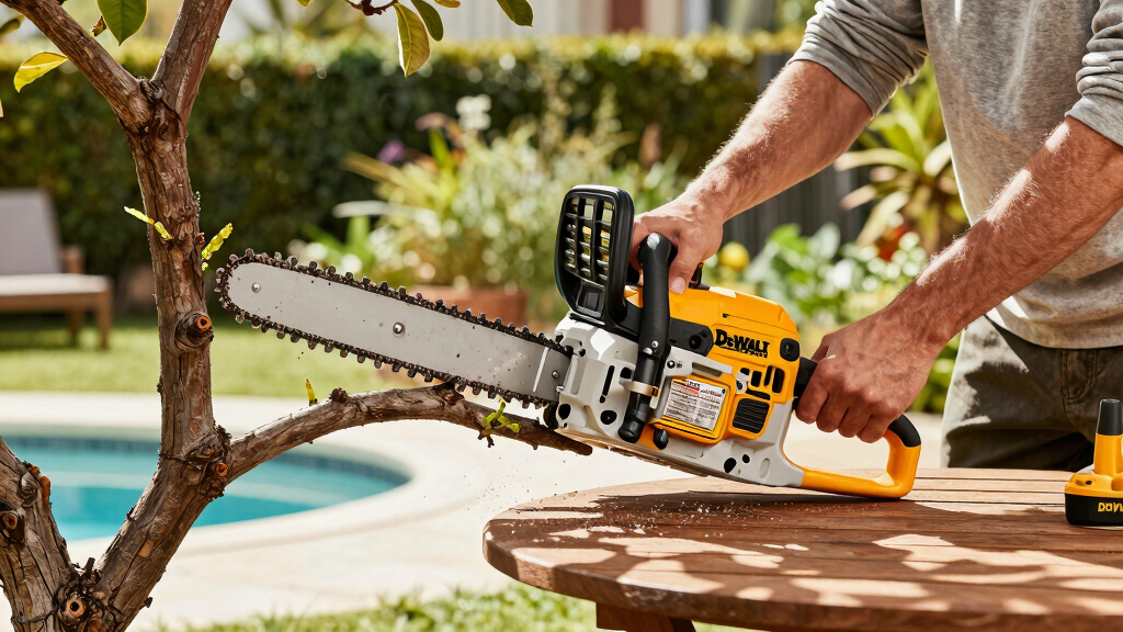 DeWalt 20V MAX 8" Brushless Chainsaw Review: Small Tool, Big Power