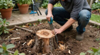 I Didn't Want To Pay To Remove My Old Tree Stump – So I Hid It In An Unconventional Way