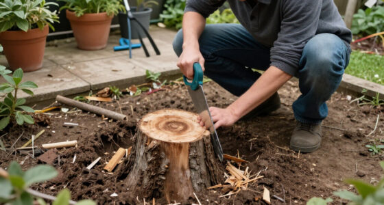 I Didn't Want To Pay To Remove My Old Tree Stump – So I Hid It In An Unconventional Way