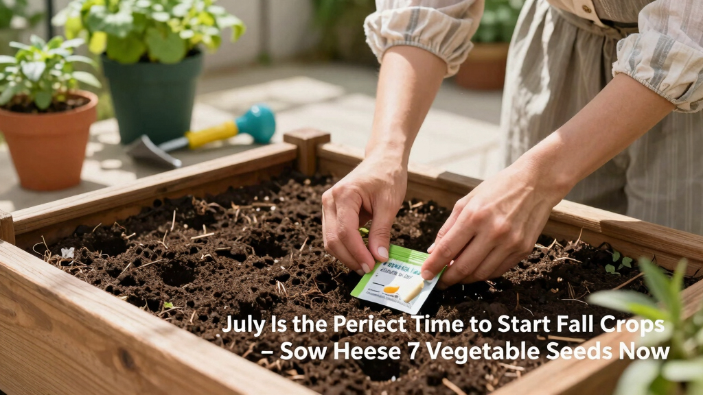 July Is the Perfect Time to Start Fall Crops – Sow These 7 Vegetable Seeds Now to Keep the Harvests Coming