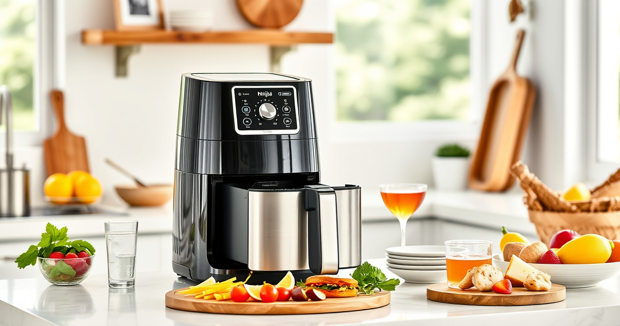 Summer Grilled Veggie & Chicken Duo with Ninja Foodi XL Air Fryer