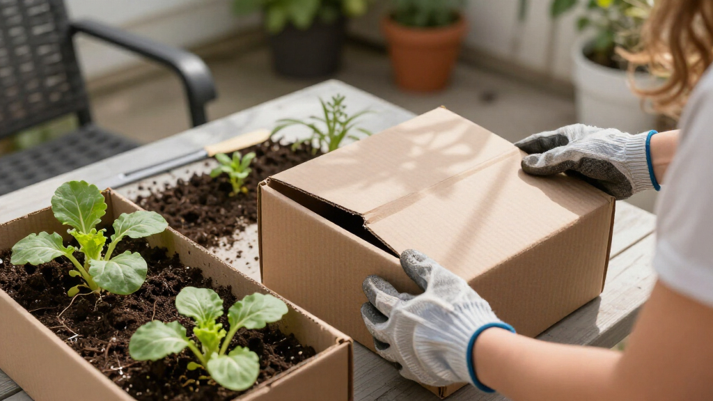 I'm Using Old Cardboard Boxes To Make Growing Vegetables So Much Easier This Heatwave Summer