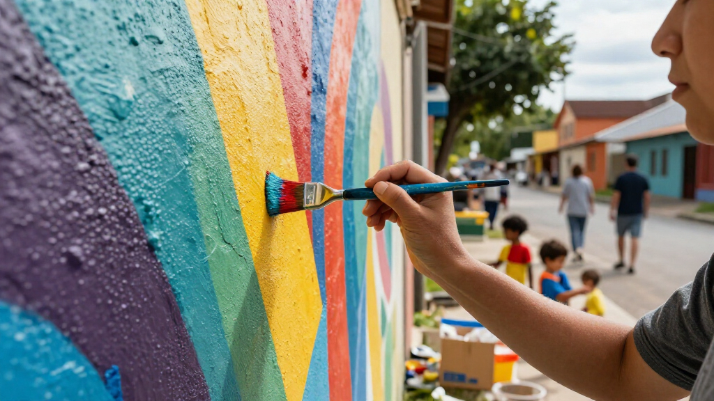 Santiago Uses Colorful Murals To Revitalize Neighborhoods
