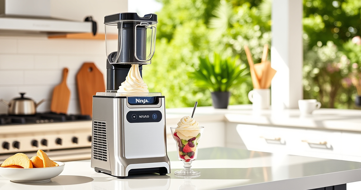 Beat the Summer Heat with Ninja NC701 CREAMi Swirl Ice Cream Maker
