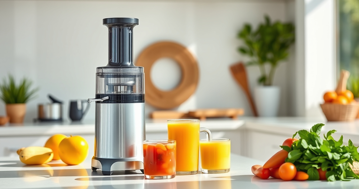Enjoy Fresh Summer Juices with the Ninja NeverClog Cold Press Juicer
