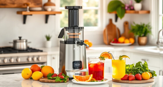 Host Effortlessly with the Ninja NeverClog Cold Press Juicer at Your Summer Pool Party