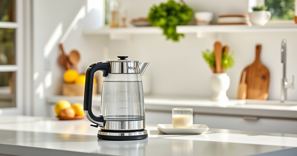 Ninja KT200BL Precision Temperature Electric Kettle: Perfect for Summer Tea Time