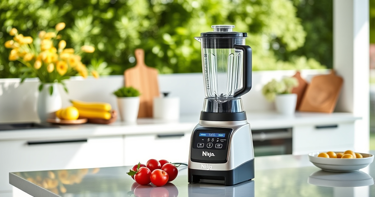 Ninja Professional Blender: Perfect for Summer Smoothies & Frozen Drinks