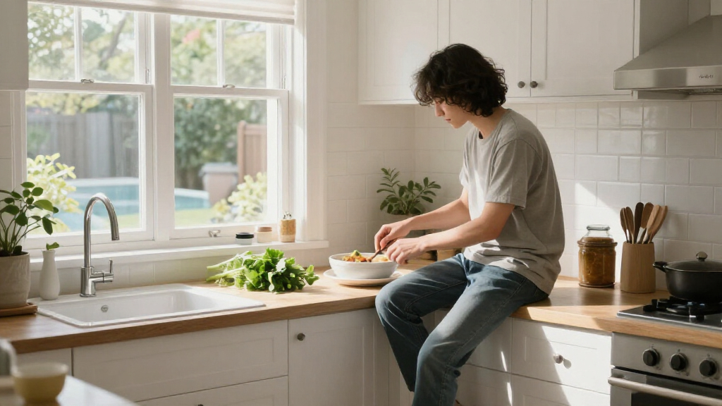 This All-White Kitchen Nook Became Cozy Without A Major Renovation