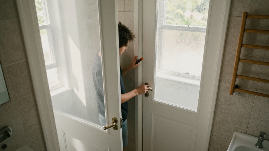 Two Doors Made This Bathroom Feel Awkward — So One Of Them Had To Go