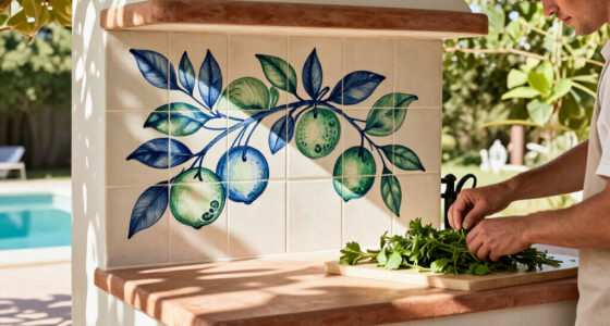 Chef Yotam Ottolenghi Did It — This Backsplash Mural Trend Is A "Commitment To Joy" In Your Home, Says Interior Designers