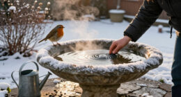 Your Bird Bath Needs More Than Fresh Water In Winter – These Tools Will Keep It Ice-Free For Visiting Wildlife