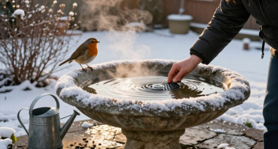 Your Bird Bath Needs More Than Fresh Water In Winter – These Tools Will Keep It Ice-Free For Visiting Wildlife